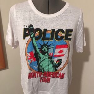 Chaser linen short sleeve The Police t shirt